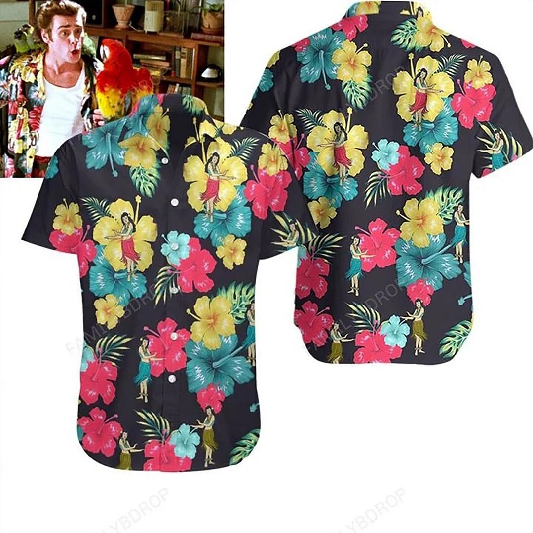 jim carrey ace ventura shirt