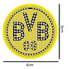 1pcs Fußball Borussia Dortmund doppelseitig - 5D DIY Bastel Schlüsselanhänger