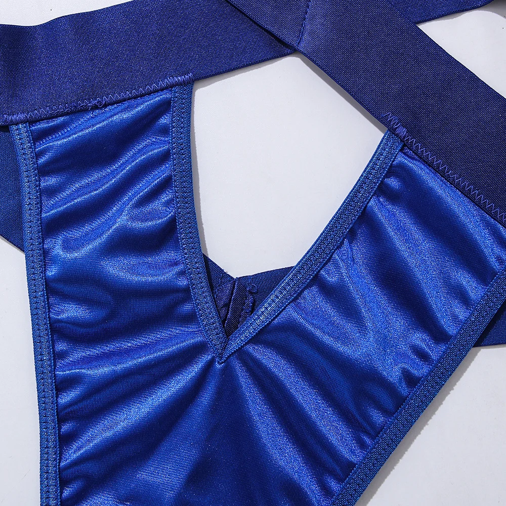 Billionm Black Bandage Lingerie Sexy Exotic Underwear Hollow Out Women Bodysuit Halter Porno Langerie European Clothing Sex Costumes Plus