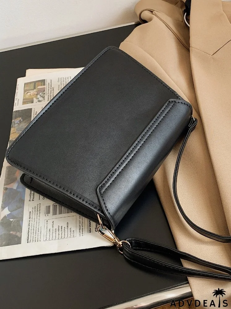 Geometric Embossed Crossbody Bag