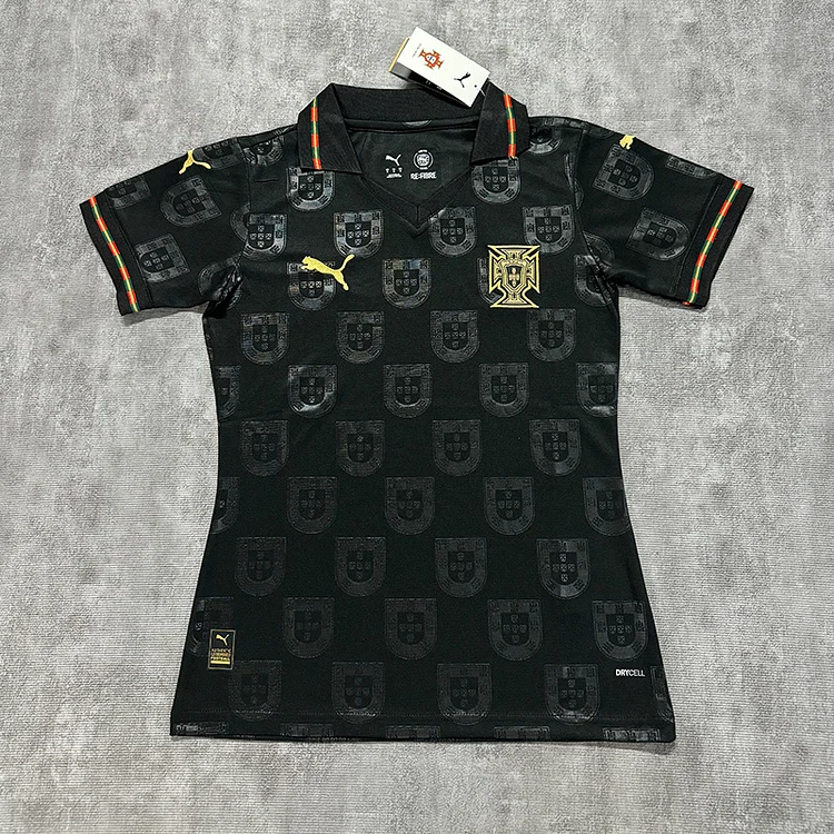 Portugal 2026 Black Panther Special Edition Football Jersey (Women's)