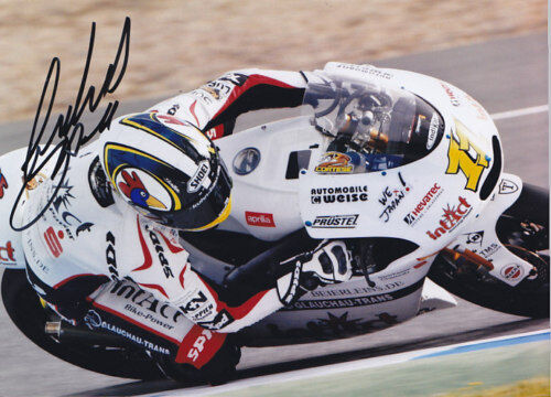 Sandro Cortese Aprilia 125cc Signed Photo Poster painting 5x7 2011 1.