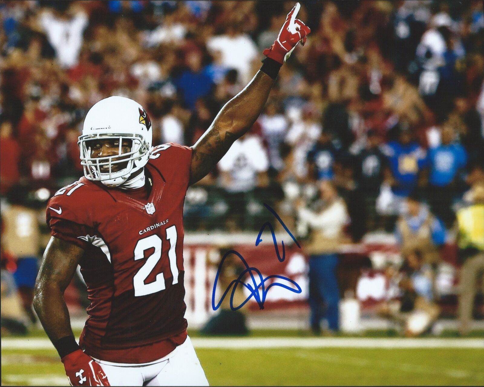 PATRICK PETERSON Signed Autographed 8x10 Photo Poster painting Arizona Cardinals LSU Auto COA 1