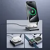 Magnetic Wireless Charger Folding Stand For Mobile Phone, Earphone And Watch 3 In 1 27W Fast Charging Base