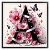 Butterfly And Flower Letter A-11CT Stamped Cross Stitch 40*40cm/15.75*15.75in tapestrymarket