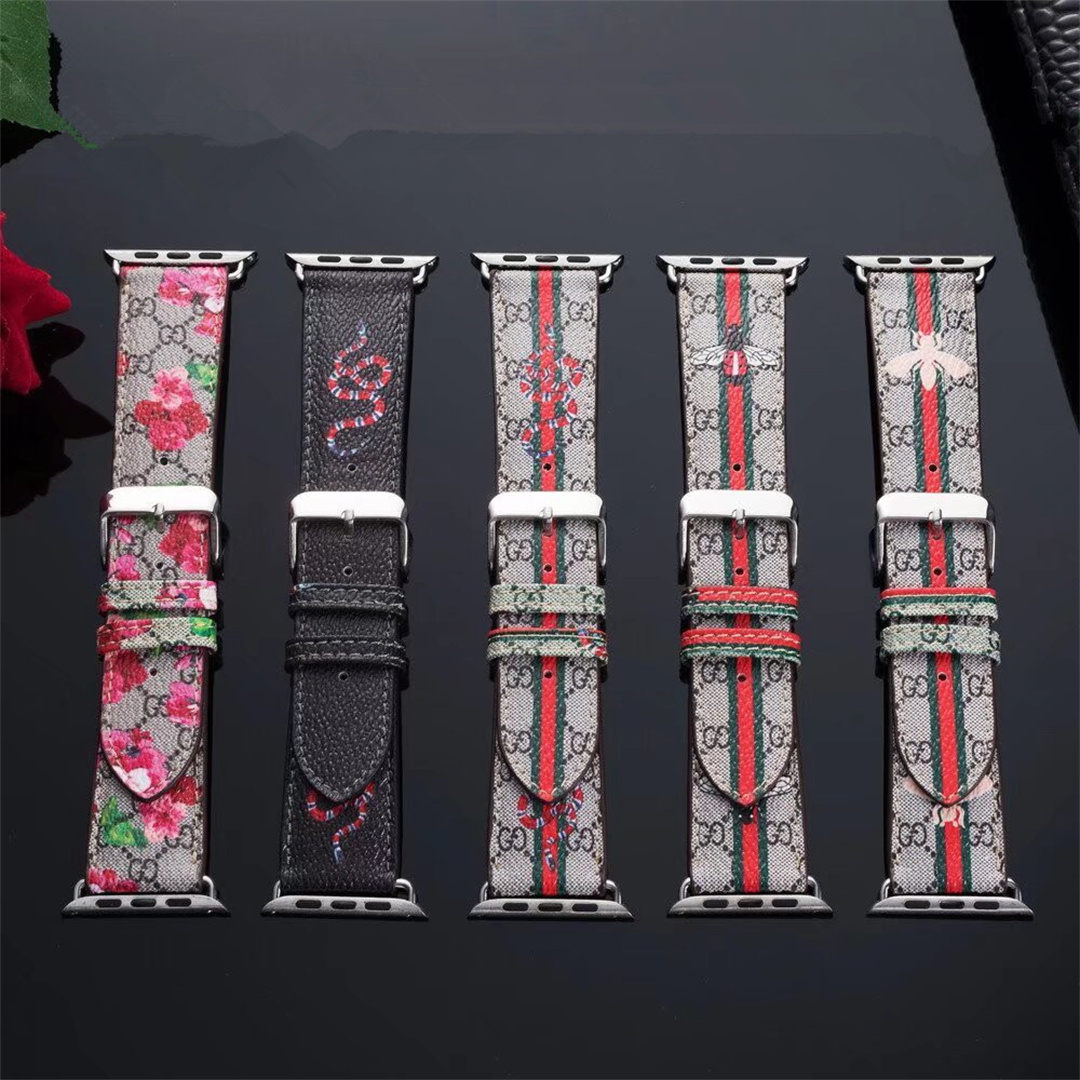 Gucci Colorful Ophidia GG Apple Full Range Of Leather Replacement Iwatch Straps