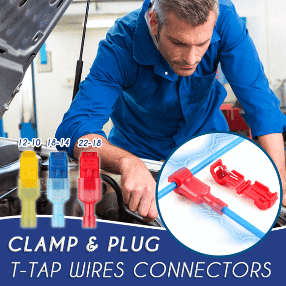Clamp & Plug T-Tap Wires Conntectors (120 PCS)