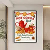Hot Cocoa Coffee Bar-11CT Stamped Cross Stitch 40*60cm (Big Size)