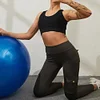 Gioiacombo&trade; Pantaloni sportivi da yoga elasticizzati multitasche da donna