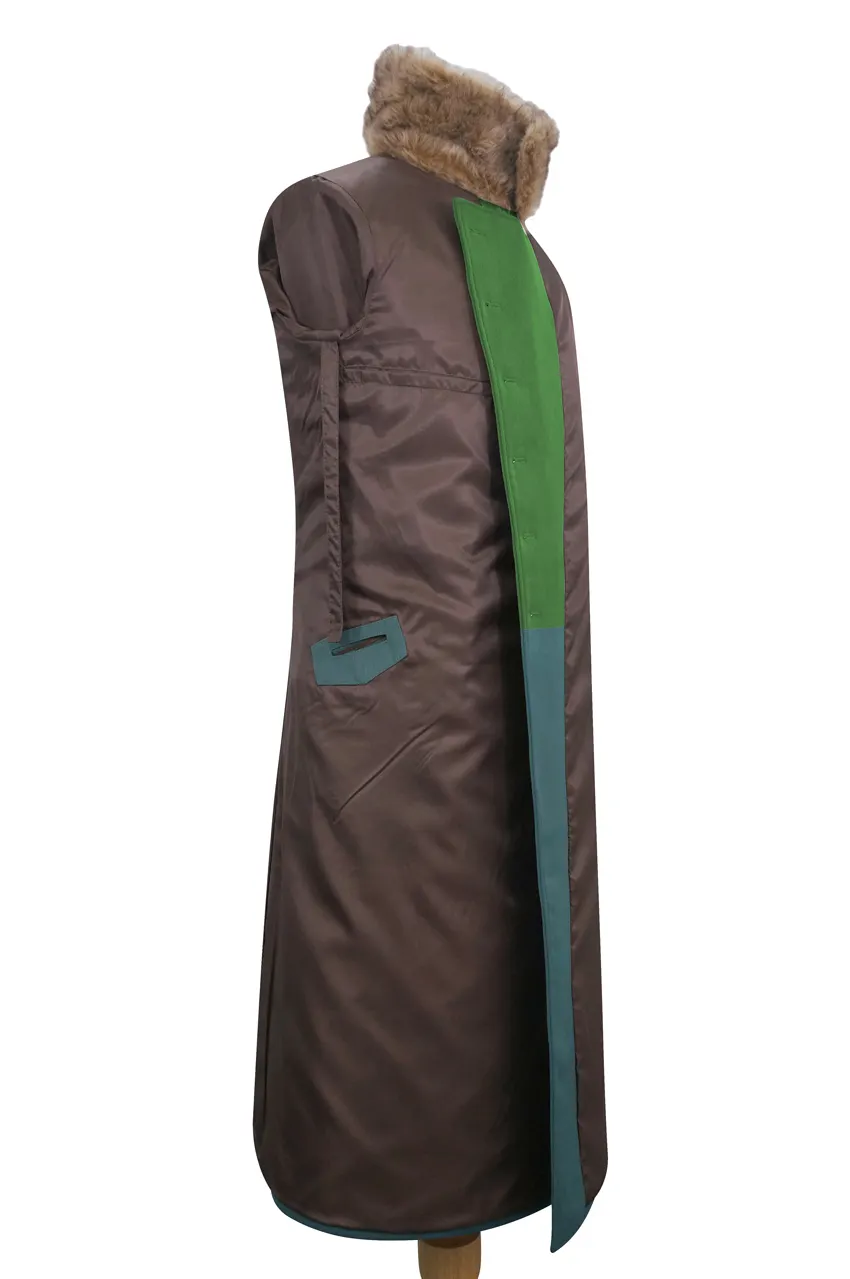   Polizei German General Fur Collar Gabardine Greatcoat German-Uniform