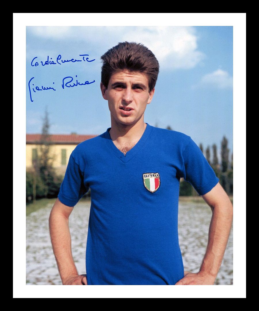 Gianni Rivera - Italy Autographed Signed & Framed Photo Poster painting