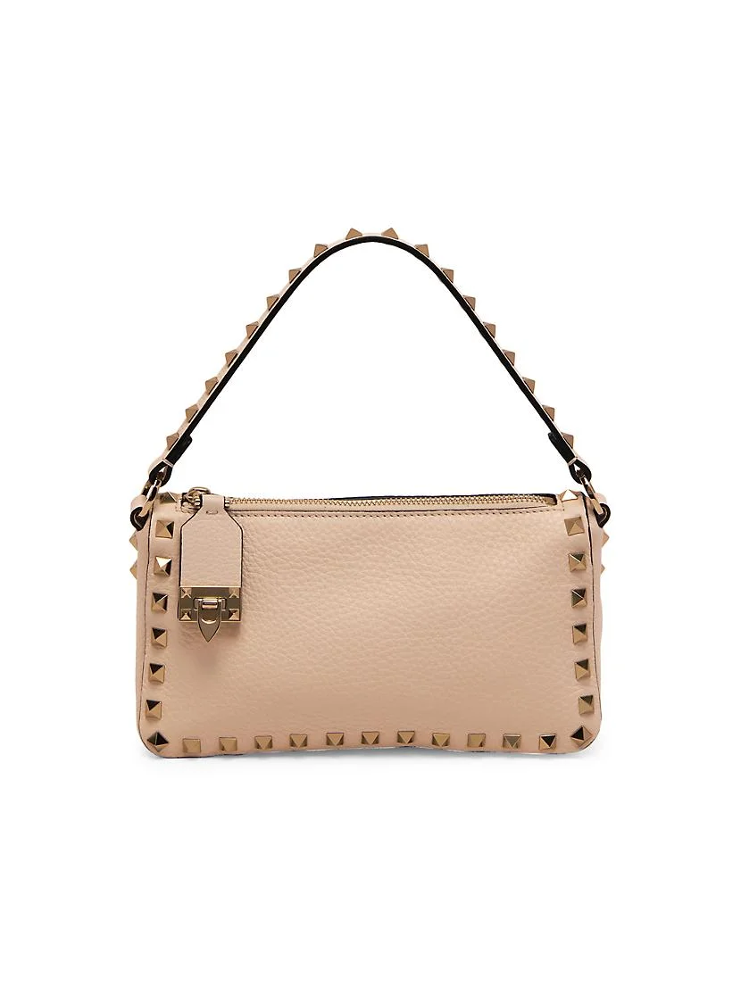Valentino Garavani Rockstud Leather Shoulder Bag