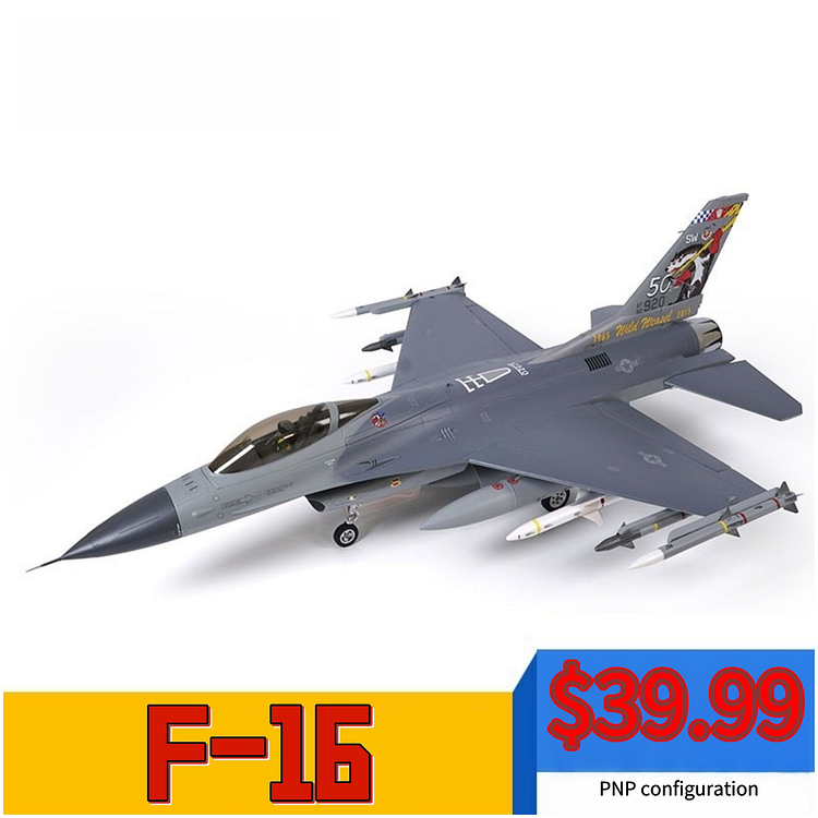 💥Year-End promotion only 39.99$🛩️FMS EDF RC Jet F‐16 Fighting Falcon