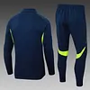 Joyfball 2025/2026 Real Madrid Half-Pull Training Suit Royal blue Football Shirt 1:1 Thai Quality