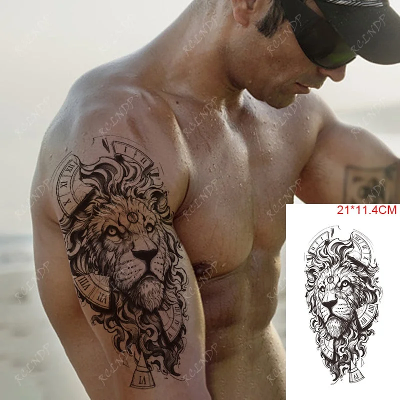 Waterproof Temporary Tattoo Sticker dragons China totem tatto stickers flash tatoo fake tattoos for men women