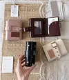 M5 Tri-fold Loose-leaf Notebook - Retro Long Leather Notebook