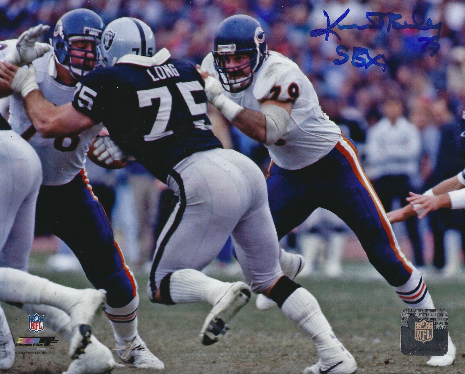 Autographed KURT BECKER Chicago Bears 8x10 Photo Poster painting w/ COA