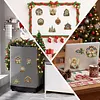 10PCS DIY Pearl Diamond Painting Christmas Fridge Magnets, Sparkling Rhinestone Refrigerator Magnet Craft Kit for Home Decor & Gifts
