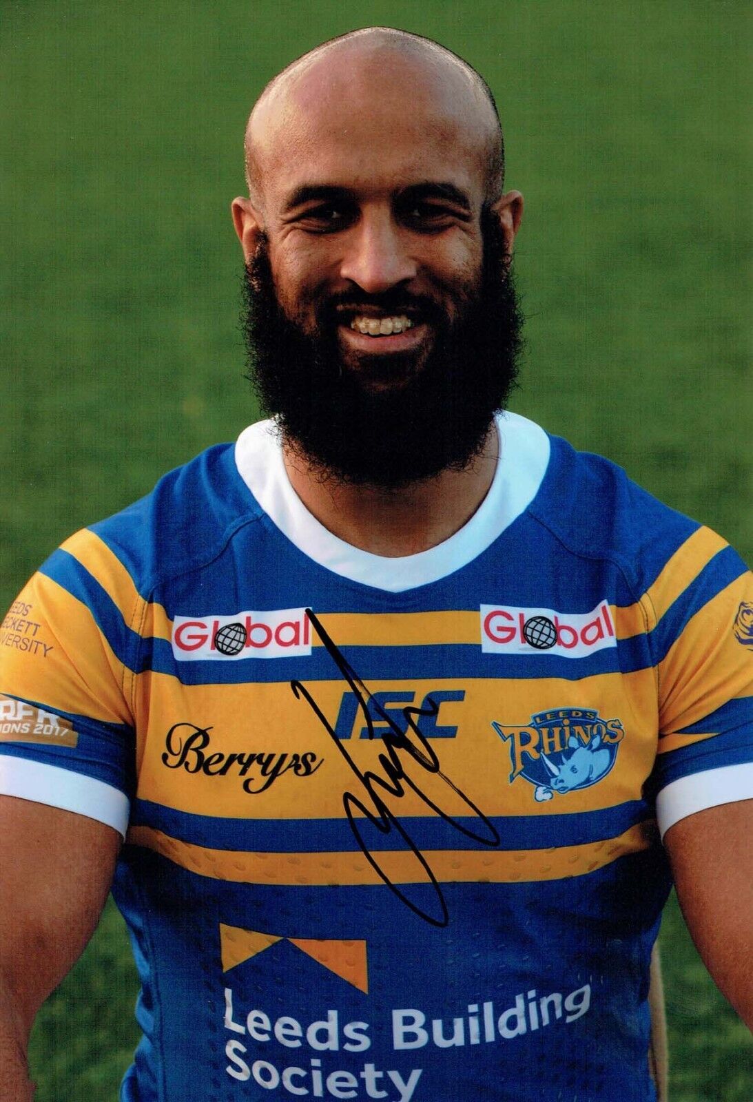 Jamie JONES-BUCHANAN Leeds Rhinos Rugby Signed Autograph 12x8 Photo Poster painting 1 AFTAL COA