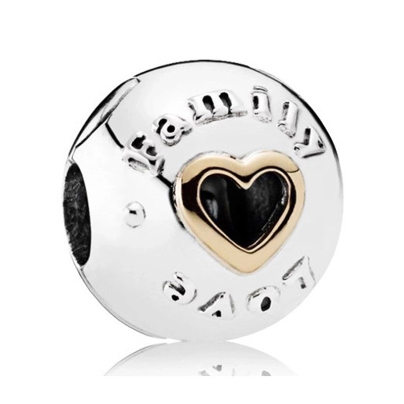 1 PC/Package Metal Rhinestones Plating Inlay Polished Pendant Beads