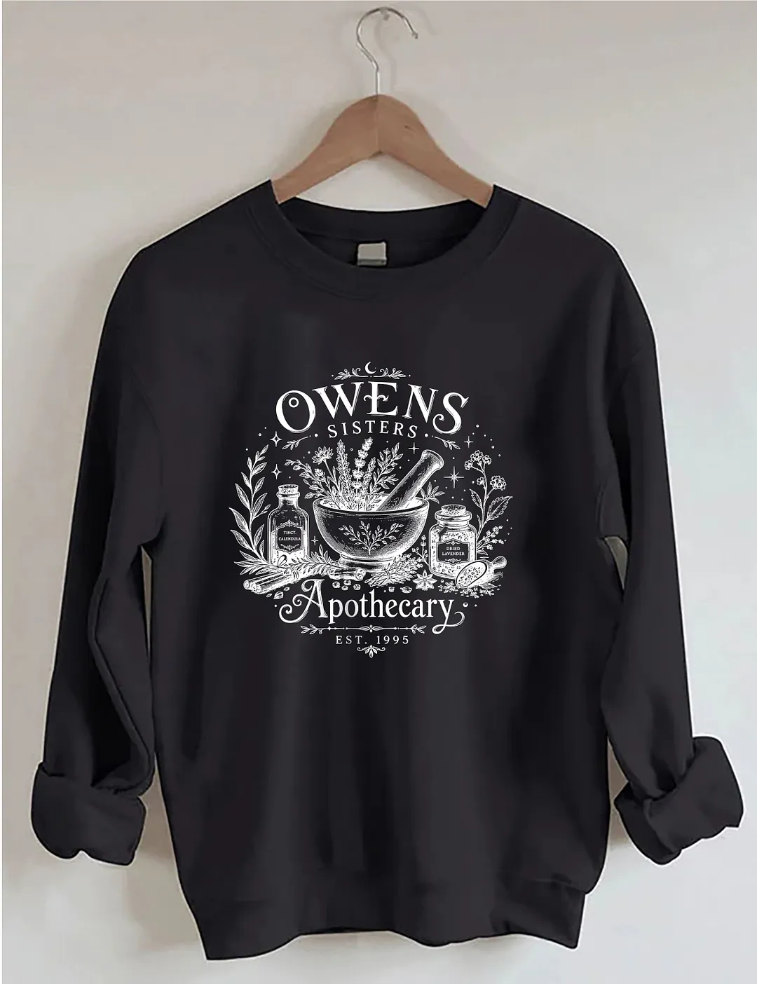 Magic Practical Owens Sisters Apothecary Sweatshirt