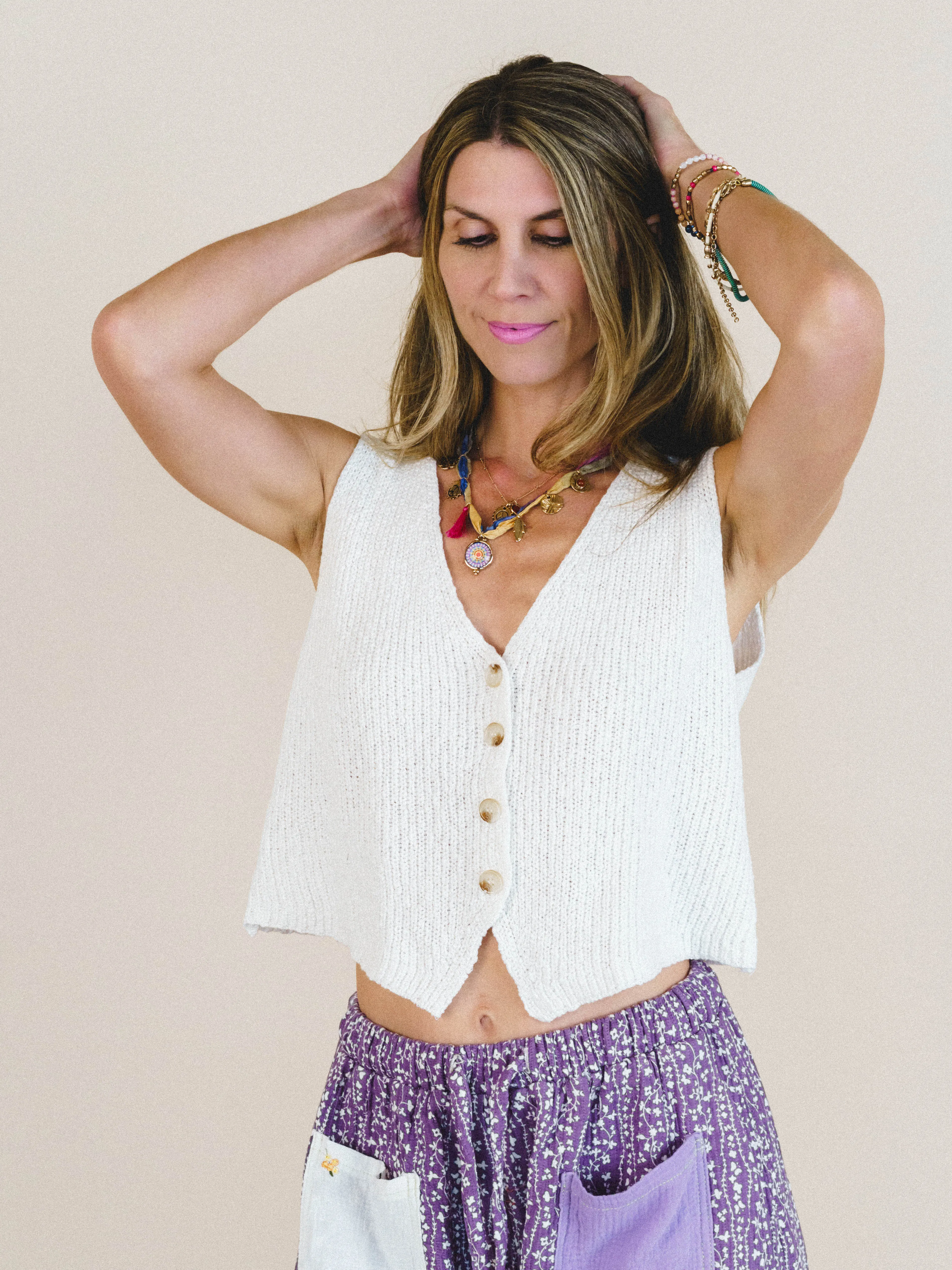 Every Moment Vest Top - Off White