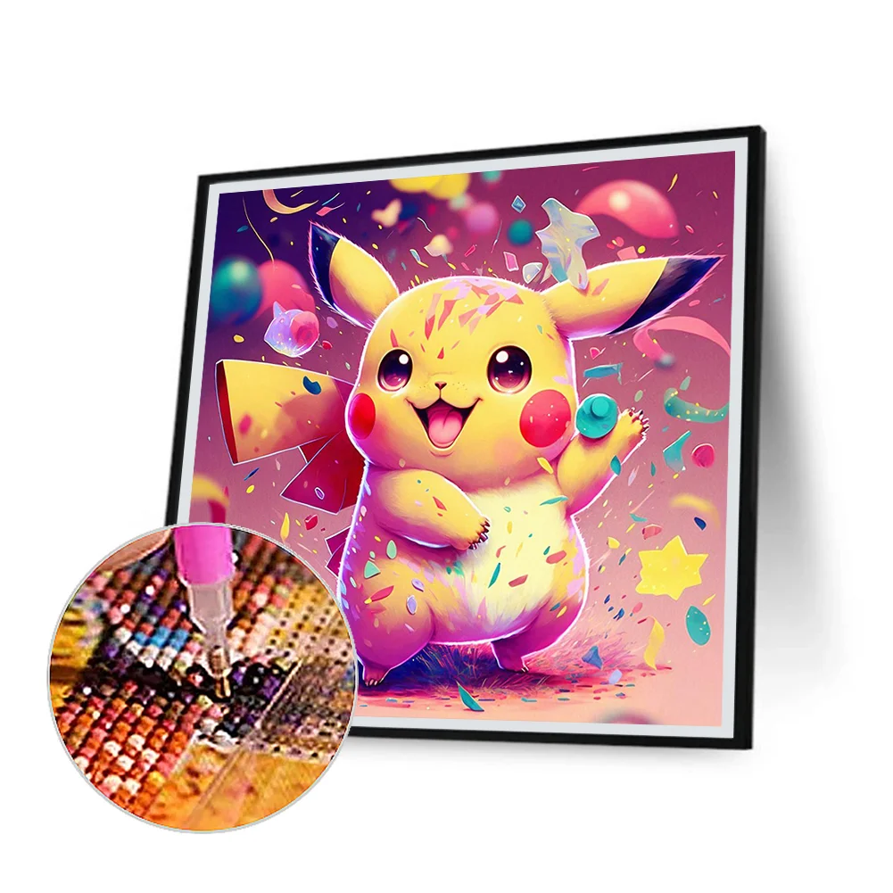Diamond Painting Pikachu 7 003, Full Image - Painting