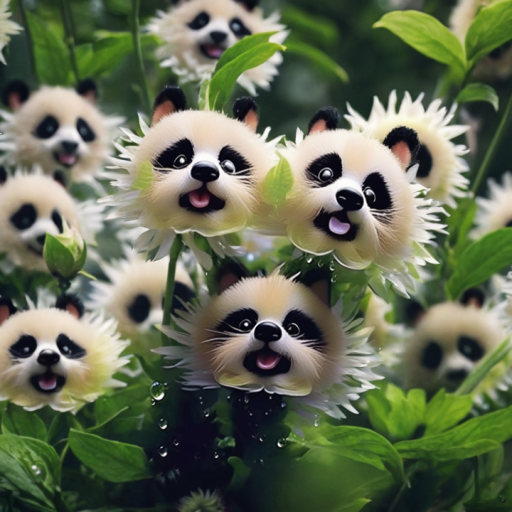 🔥Magic Plants! 🌈🐱Dazzling Cat's Eye Seeds×Cute Panda
