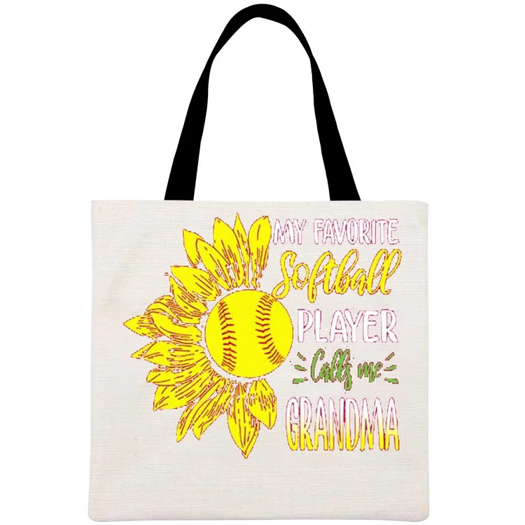 MY FAVORITE SOLFBALL PLAYER Printed Linen Bag-Annaletters
