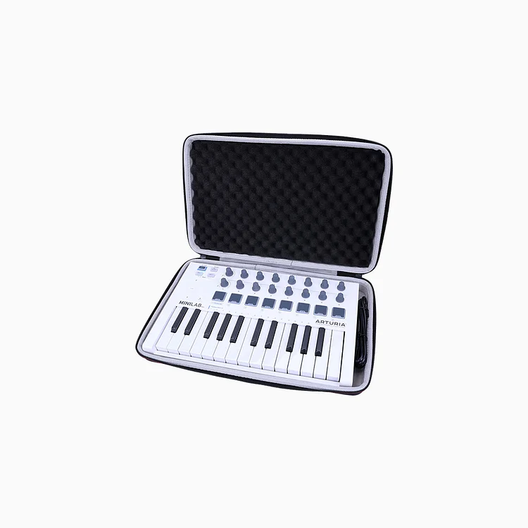 LTGEM Portable Travel Case for Arturia MiniLab MkII MIDI Controller