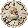 2D DIY Acrylic Teapot Diamond Painting Clock Pendant w/ Clock Function Wall Art