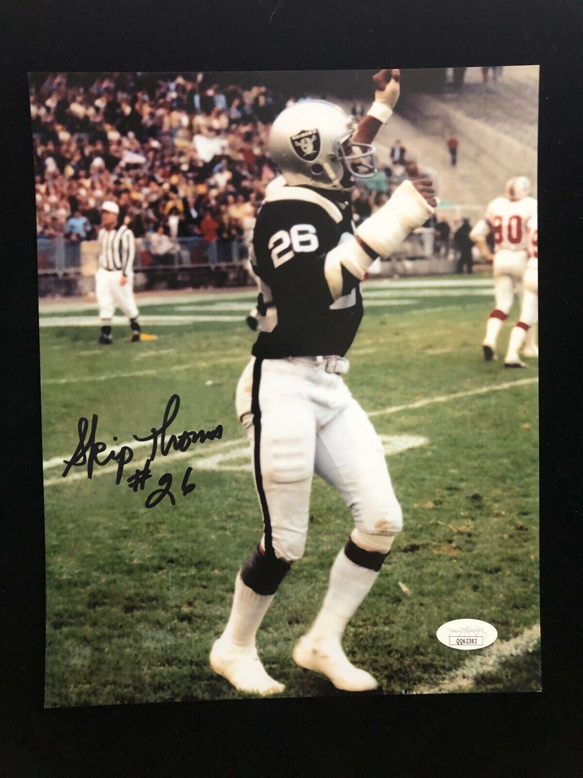 Skip Thomas Signed Autographed Photo Poster painting - Oakland Raiders - Las Vegas - JSAQQ62382