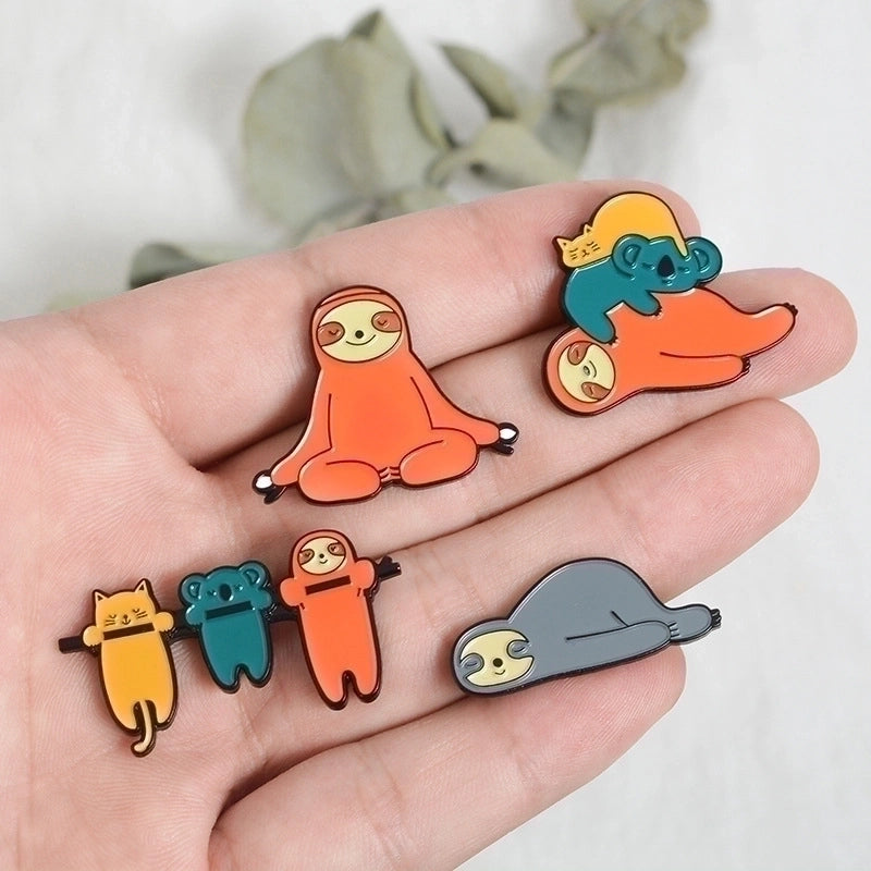 Casual Minimalist Streetwear Pin Animal Alloy Plating Unisex Brooches