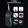 Wireless Guitar Transmitter Receiver Long Battery Life Instrument Wireless Transmitter Plug and Play 220 Rotatable for Guitar Bass Electric Instruments