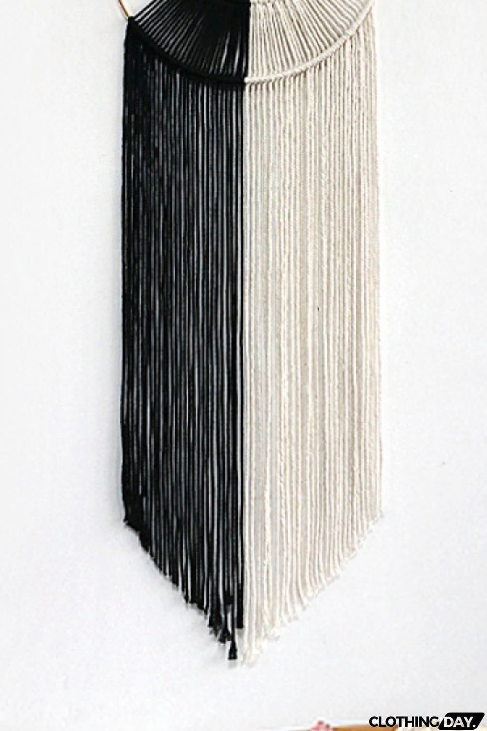 Hoop Fringe Macrame Wall Hanging