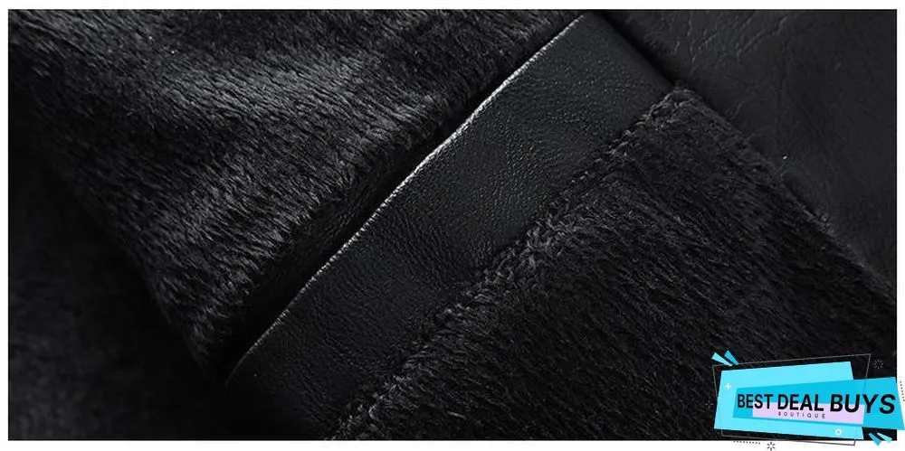 Men's Casual Zipper Pu Leather Jacket Motorcycle Leather Jacket Men Leisure Clothing Men's Slim Leather Jacket