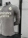 2024/2025 Player Version Real Madrid Third Long Sleeves Jersey 1:1 Thai Quality