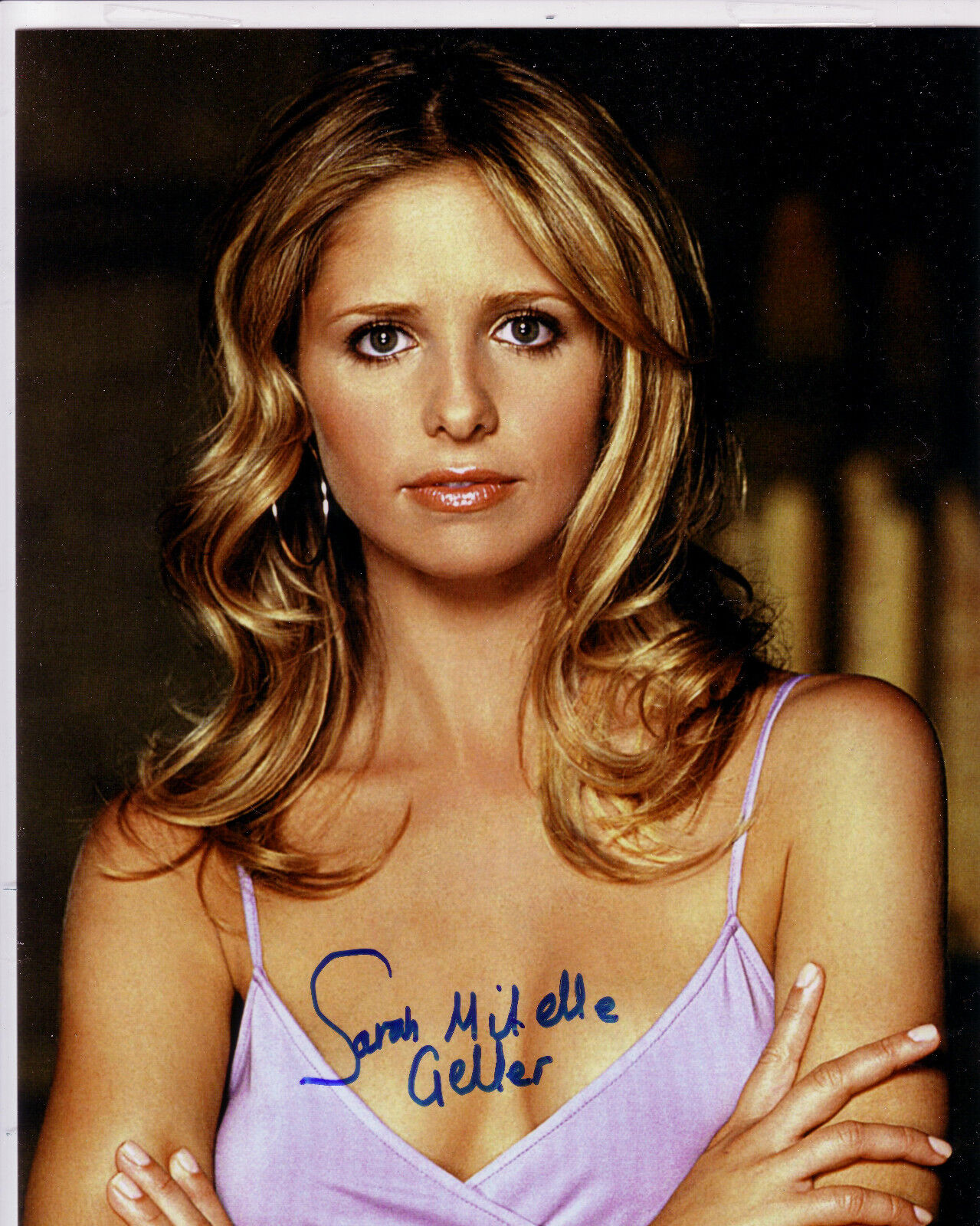 SARAH MICHELLE GELLAR AUTOGRAPH SIGNED PP Photo Poster painting POSTER 44