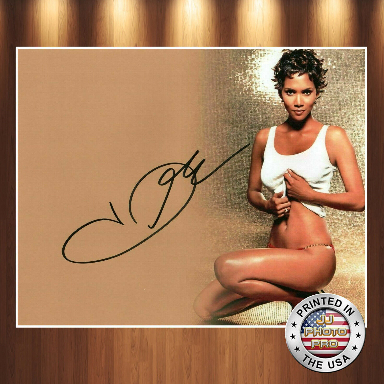 Halle Berry Autographed Signed 8 x 10 Photo Poster painting REPRINT