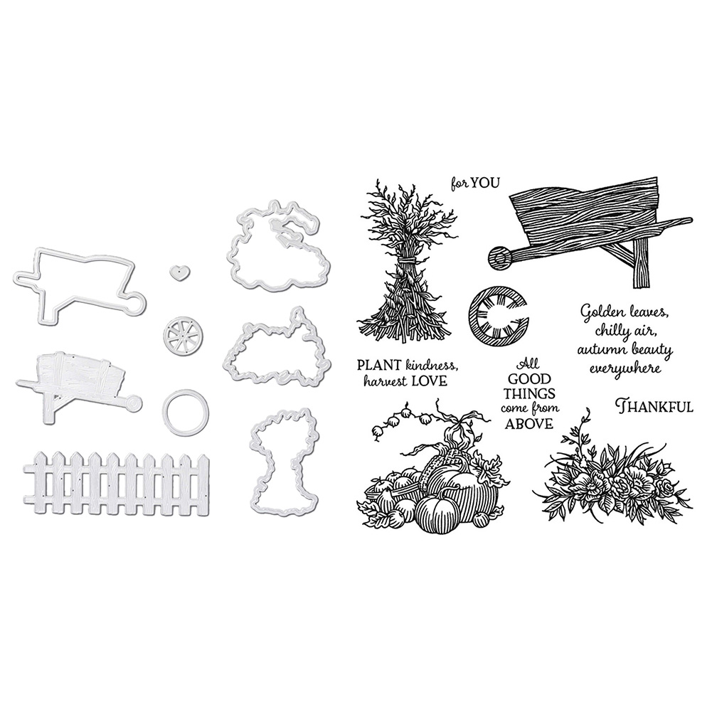 

Garden (Cutting Die+Seal) - Paper Craft Cutting Dies, 501 Original
