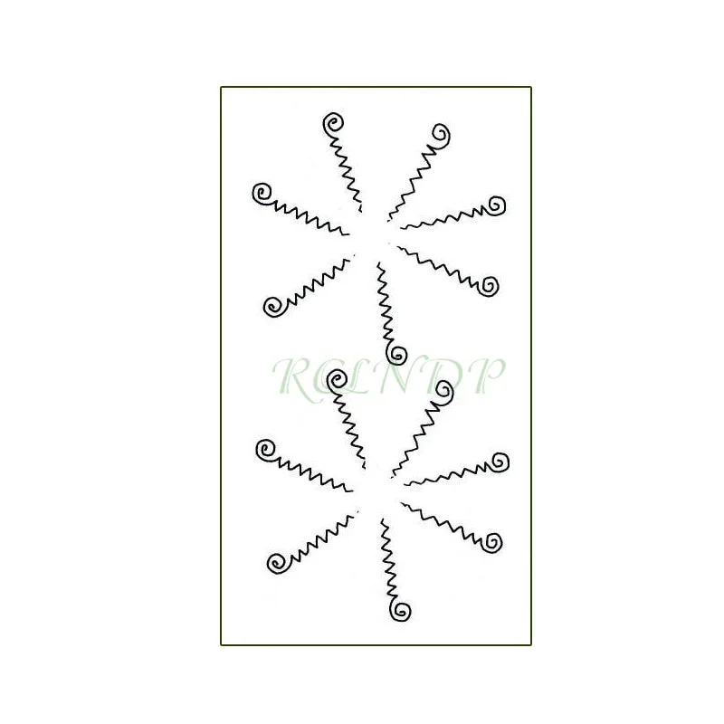 Waterproof Temporary Tattoo Sticker Arrow Geometric Circle Element Flash Tatoo Fake Tattoos for Men Women