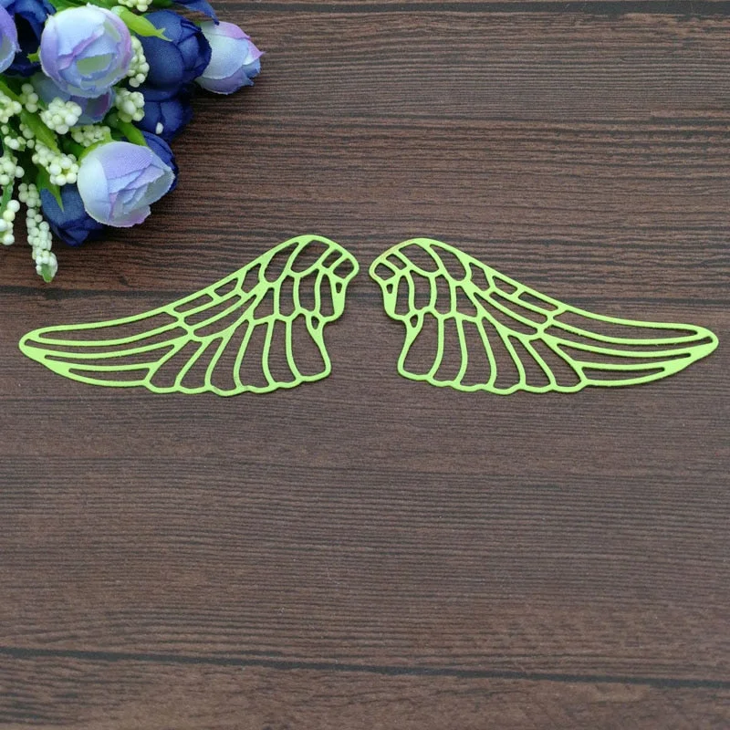 A pair of Angel wings Metal Cutting Dies Stencil Scrapbooking Photo Album Card Paper Embossing Craft DIY