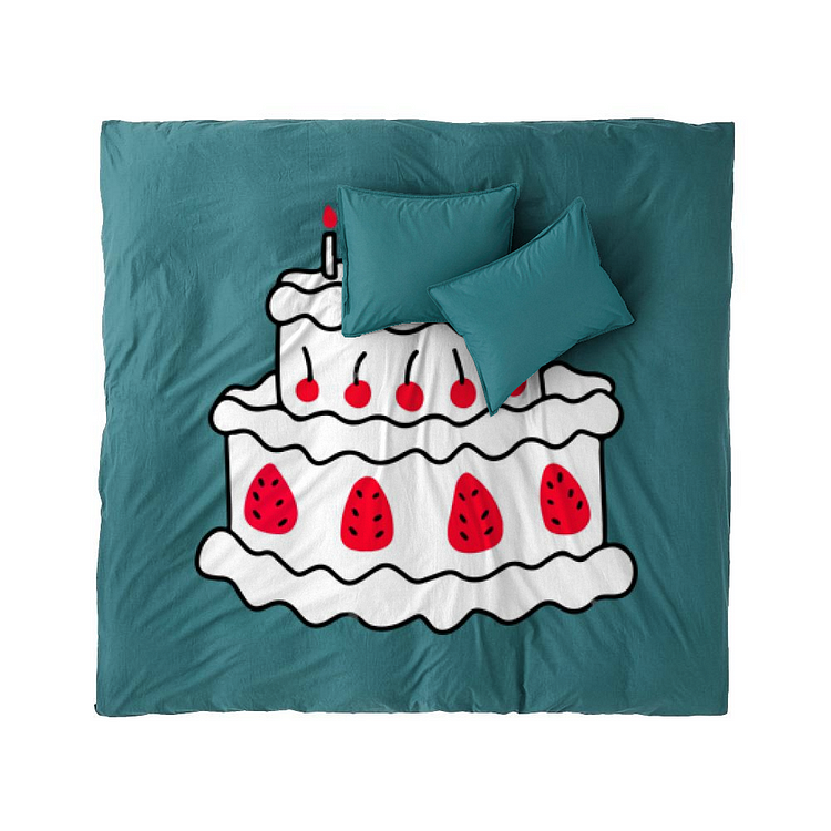Cake, Birthday Duvet Cover Set