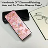 PU 5D Diamond Painting Sunglasses Storage Box Art Craft Glasses Case (Butterfly)