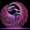 Framed Dancing Ballerina-Pearls Painting Kit DIY Diamond Painting Pearl Dot Crafts 30*30CM
