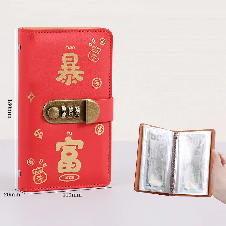 Libretto di risparmio di grande capacit&agrave; con serratura a combinazione