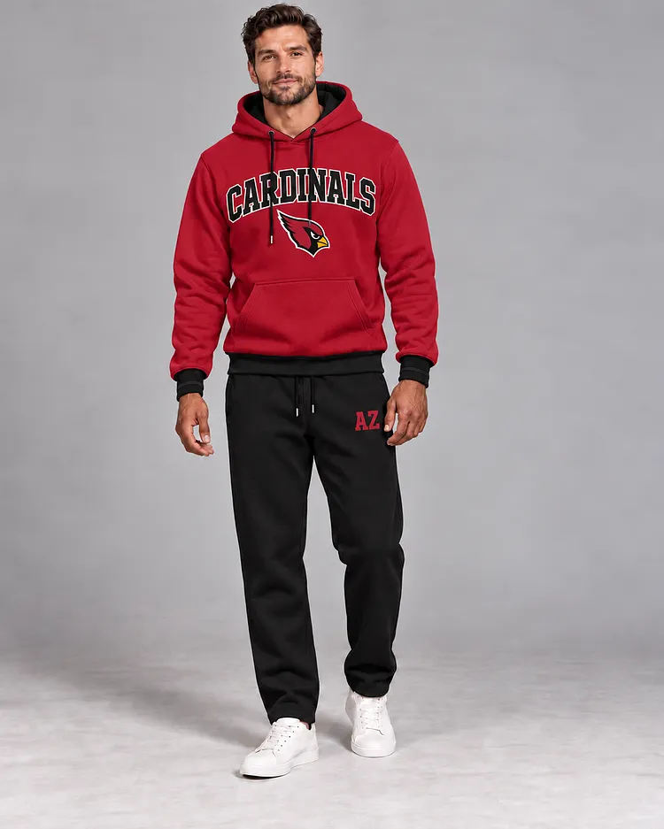 Arizona Cardinals Men's Hoodie And Pants Set - Design 4
