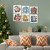 (US Only)6pcs Xmas Gnome - Diamond Painting - Partial Special Shaped Drill (Canvas|30*30cm)