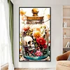 (40*70cm)Skull Vase - Full Round Drill Diamond Painting