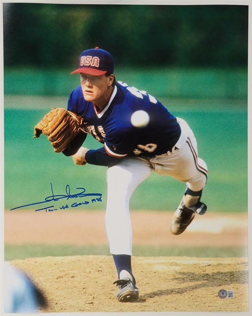 Jim Abbott signed 1988 Team USA Gold